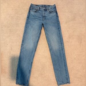 American Eagle Outfitters Super High-Rise Ankle Straight- Size 2 X-Long